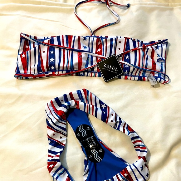 Bandeau swimsuit - Picture 7 of 14